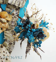 Кожа, ракушки, сухоцветы2