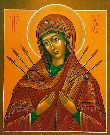 Икона Божией Матери Семистрельная