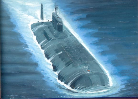 АПК Акула подводная лодка фото