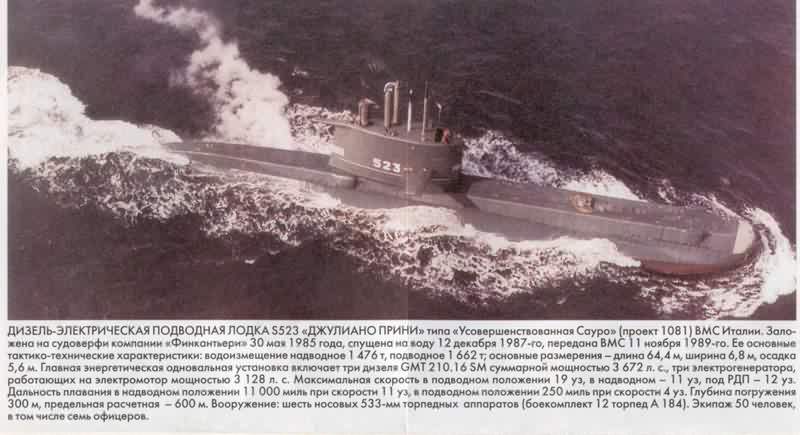 ДПЛ S523 подводная лодка фото