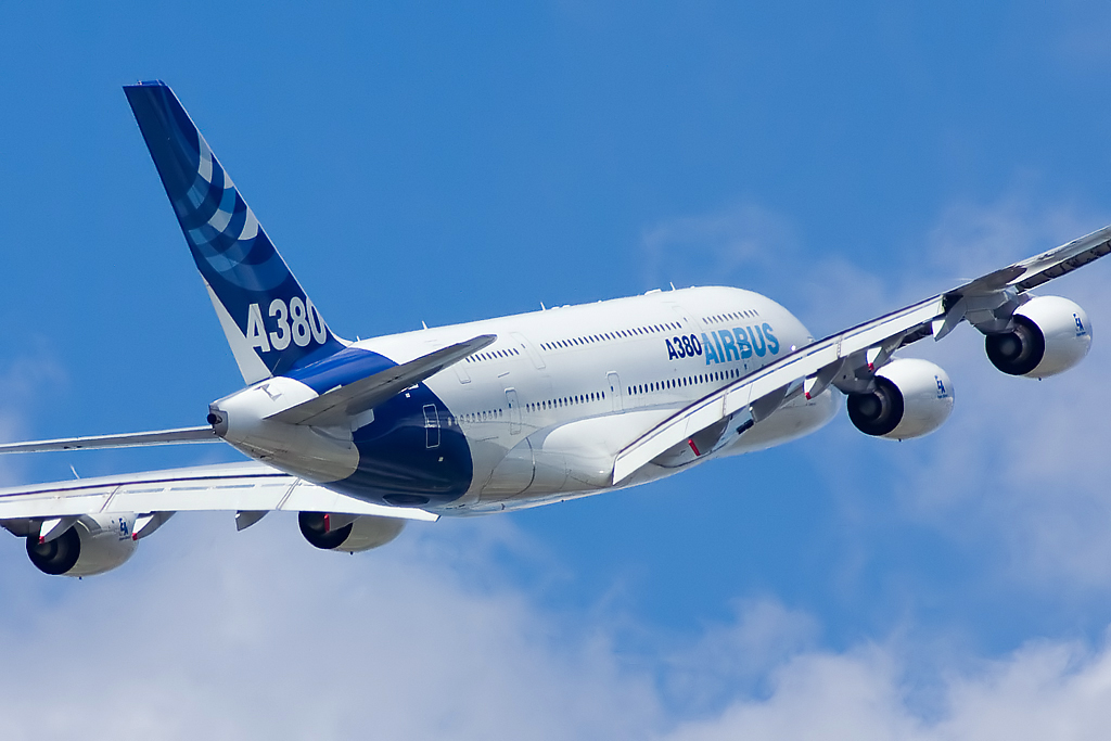 A380, представленный на авиасалоне Ле Бурже 2009 года