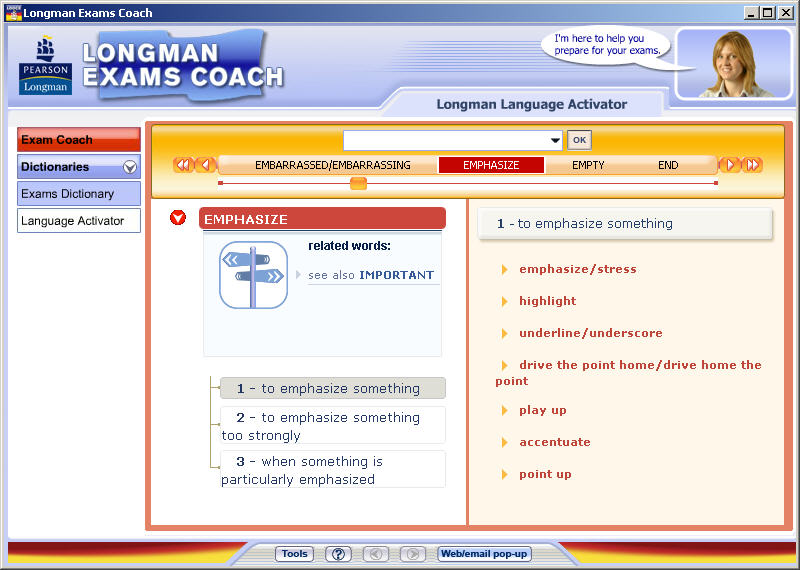 Longman Exam Coach Dictionary