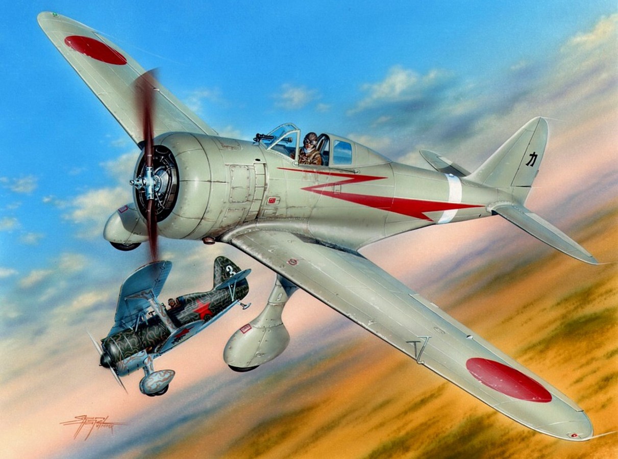 Nakajima Ki-27 vs Polikarpov I-152 Nomonhan - box art Special Hobby