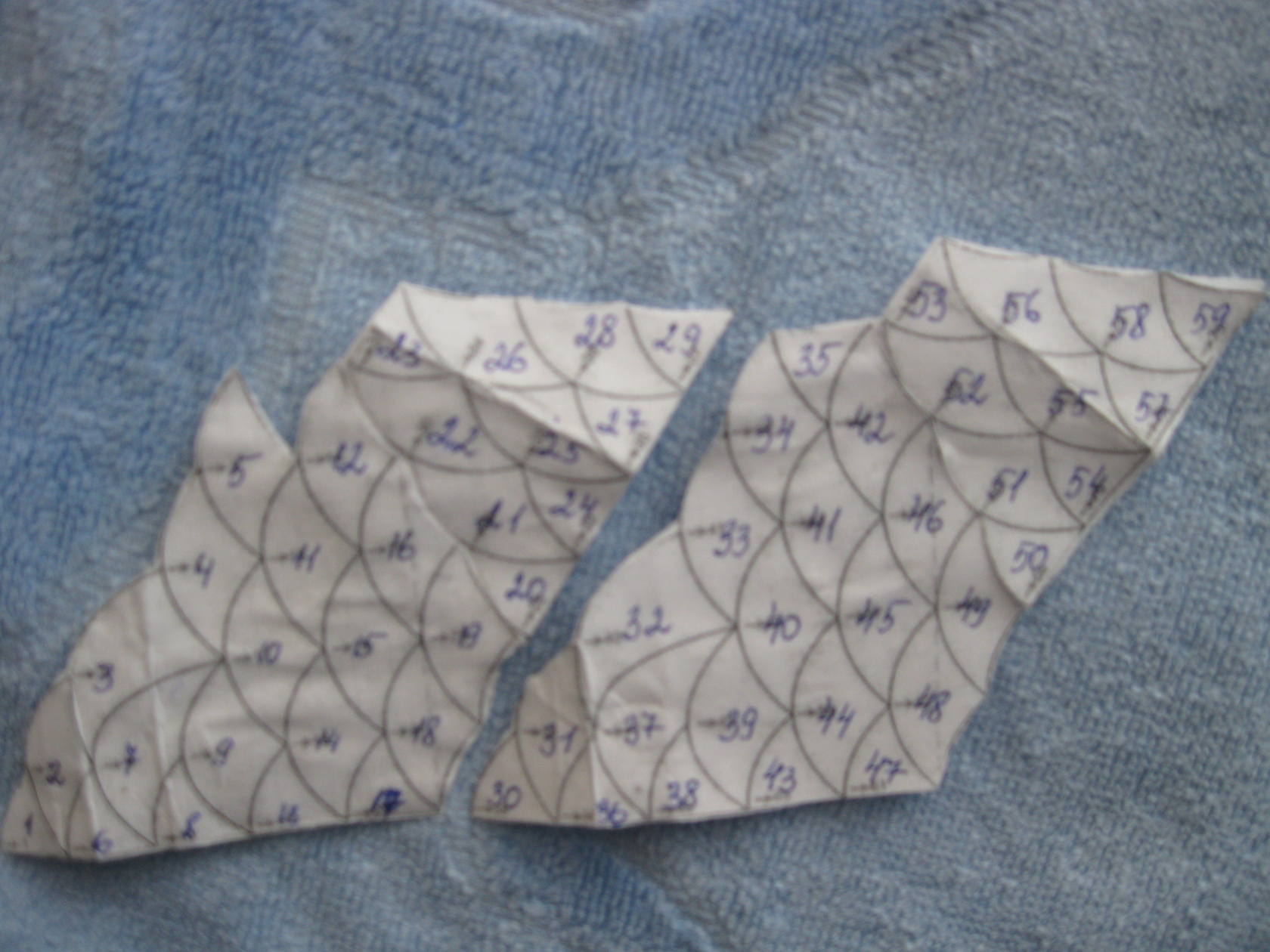 cхема 5 чешуек 151