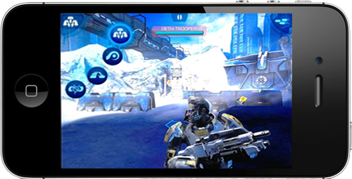 mass effect infiltrator vew ios title