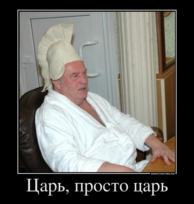Демотиватор: Просто царь Жириновский. Выборы 2012