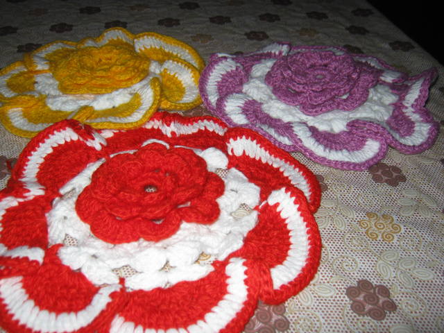 Прихватки крючком. Нужны схемы и описания.