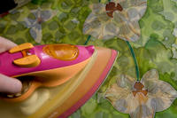 Шарф "Орхидеи" - холодный батик 473989_s
