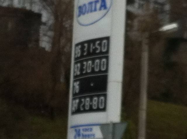 Цены на бензин в России