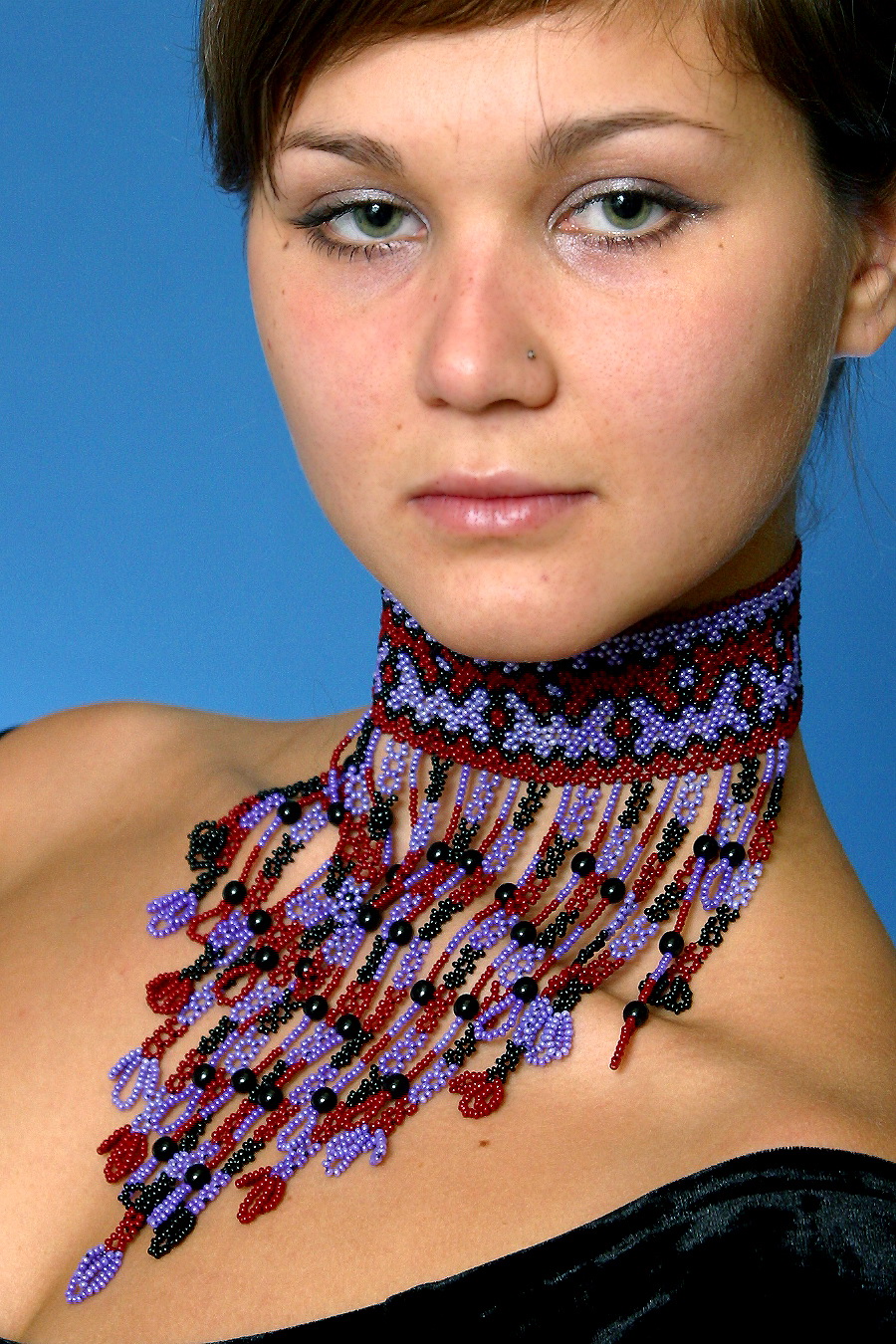 Хантейский орнамент на модели Н.Малетыч ДЦП 2006