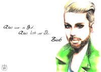 bill kaulitz gntm by deidaraisstupid-d4zvdel