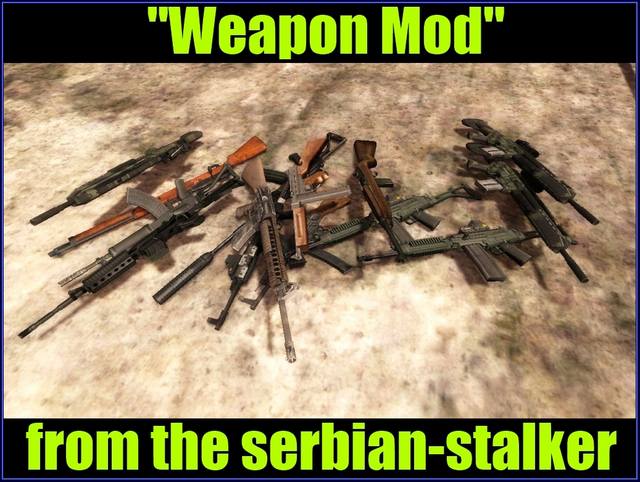 Weapon Mod from the serbian-stalker
