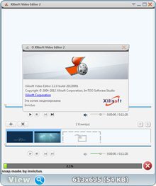 Xilisoft Video Editor 2.2.0.20120901 Rus Portable by Invictus