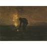 1883 Peasant Burning Weeds