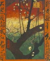 1887 Japonaiserie Flowering Plum Tree (after Hiroshige)