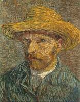 1887-88 Self-Portrait with Straw Hat