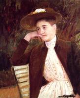 Cassatt Mary Celeste in a Brown Hat