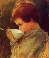 Cassatt Mary Child Drinking Milk