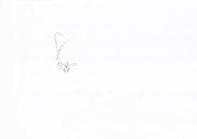 Рисуем крылатого волка.