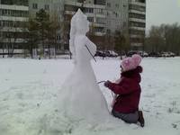 Снеговика делаем