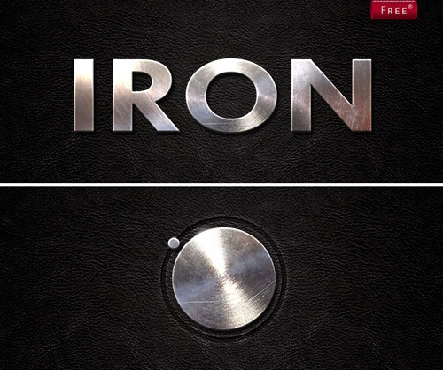 Iron Metal style for Photoshop Iron Metal style for Photoshop