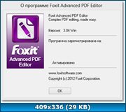 Foxit Advanced PDF Editor 3.04 Ru Portable by Invictus (2013)