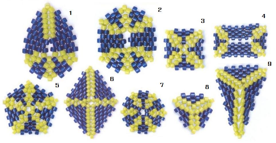 вс из крупного бисера со схемами - Лучшие схемы и описания для всех.
