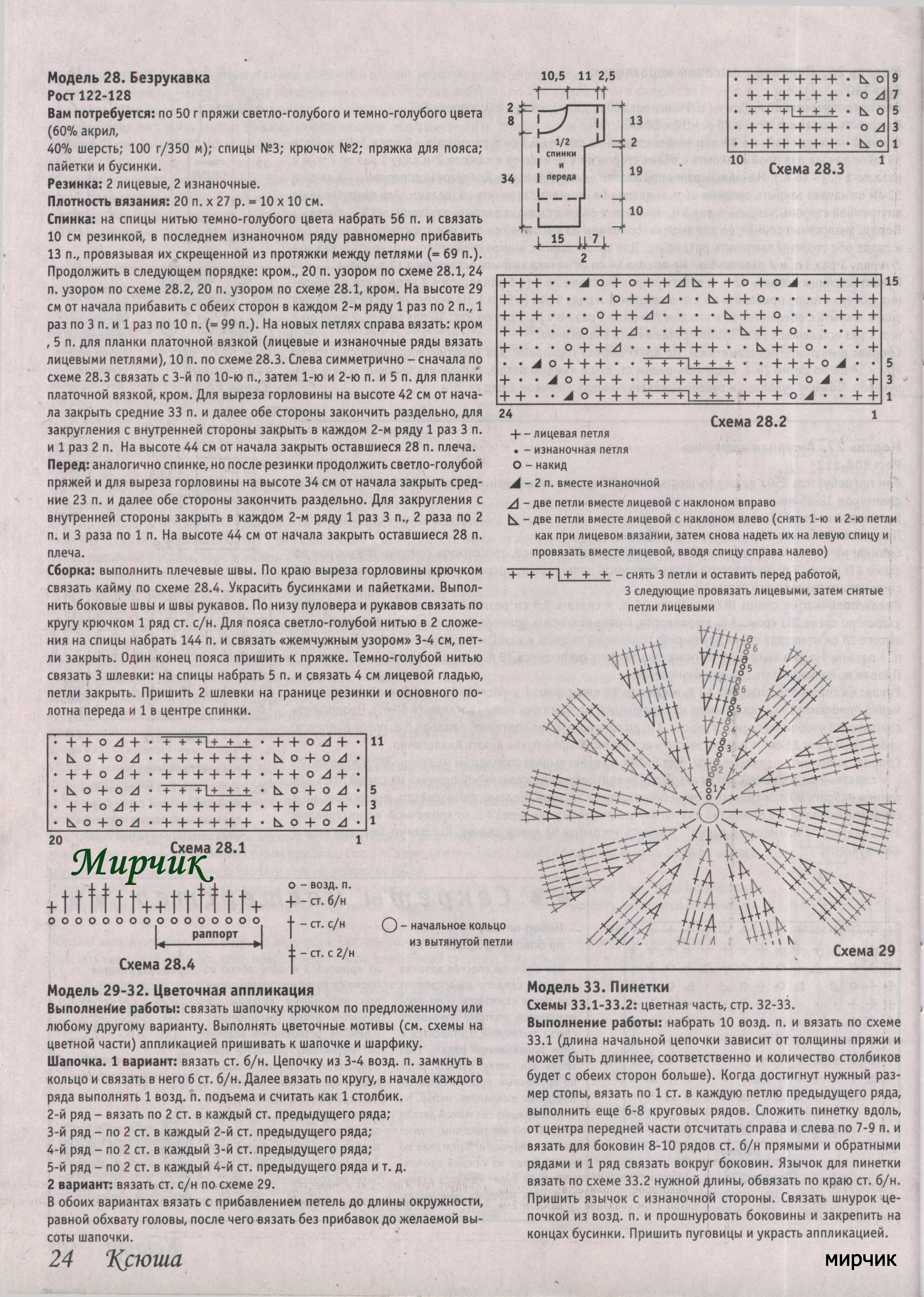 30-Ксюша № 2 2013 для тех, кто вяжет0030