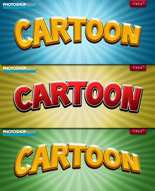 Cartoon Styles for Photoshop Cartoon Styles for Photoshop