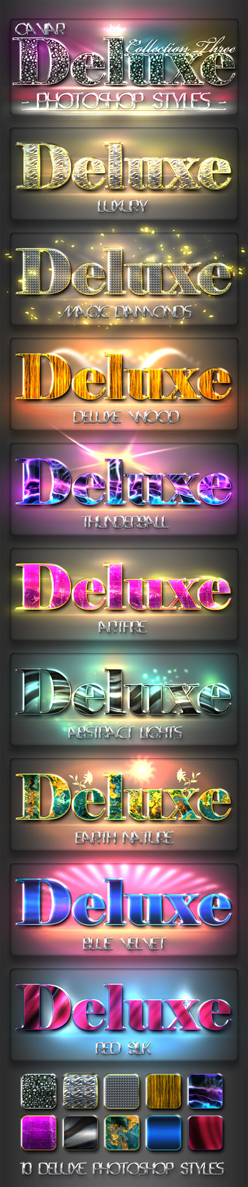 GraphicRiver - Deluxe Styles for Photoshop Vol.3 GraphicRiver - Deluxe Styles for Photoshop Vol.3