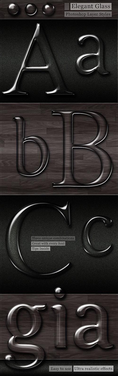 Glass Transparent Styles for Photoshop Glass Transparent Styles for Photoshop