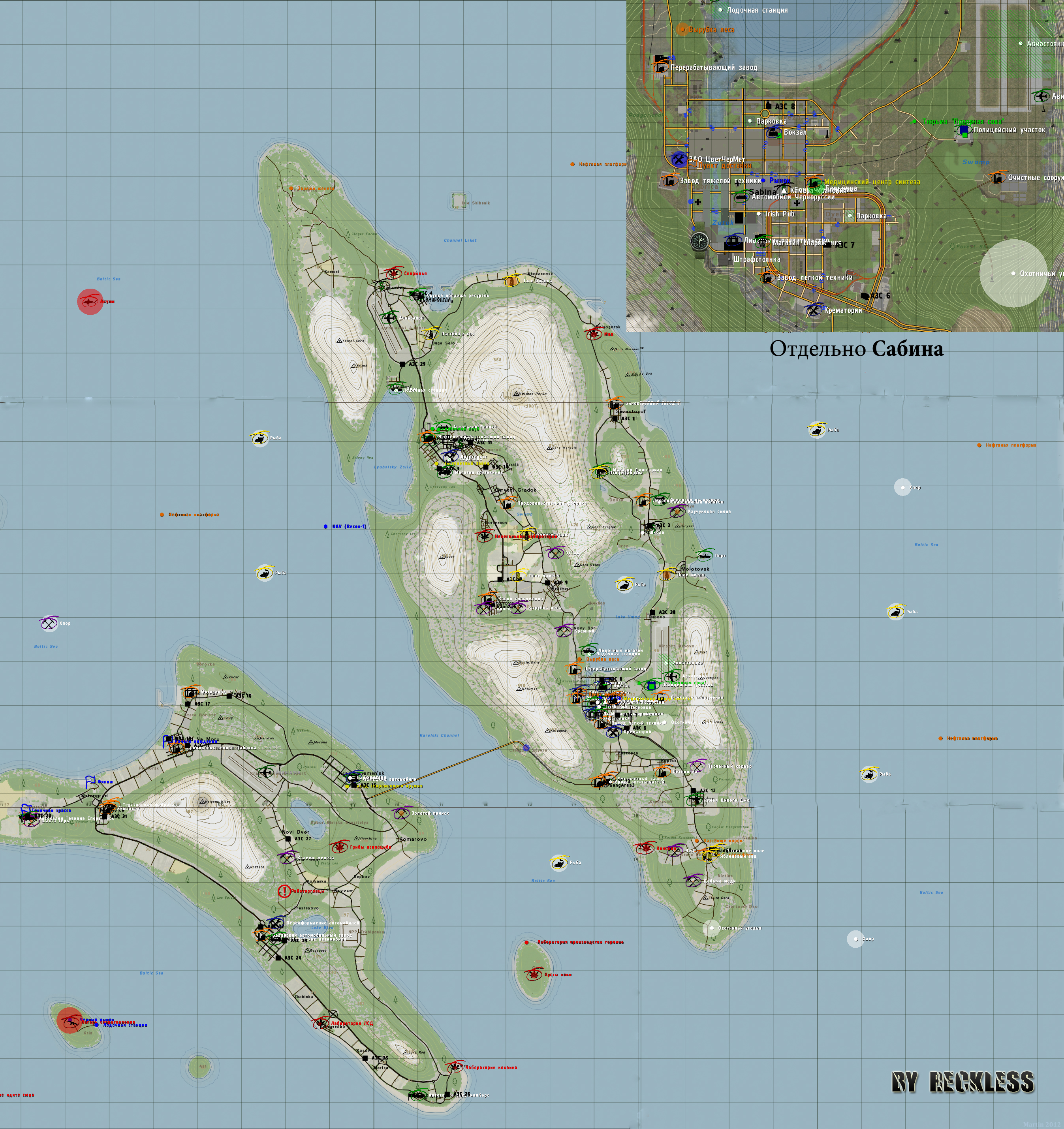 Карта для новичков