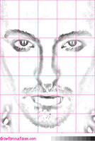 How-to-Draw-Bill-Kaulitz-Grid