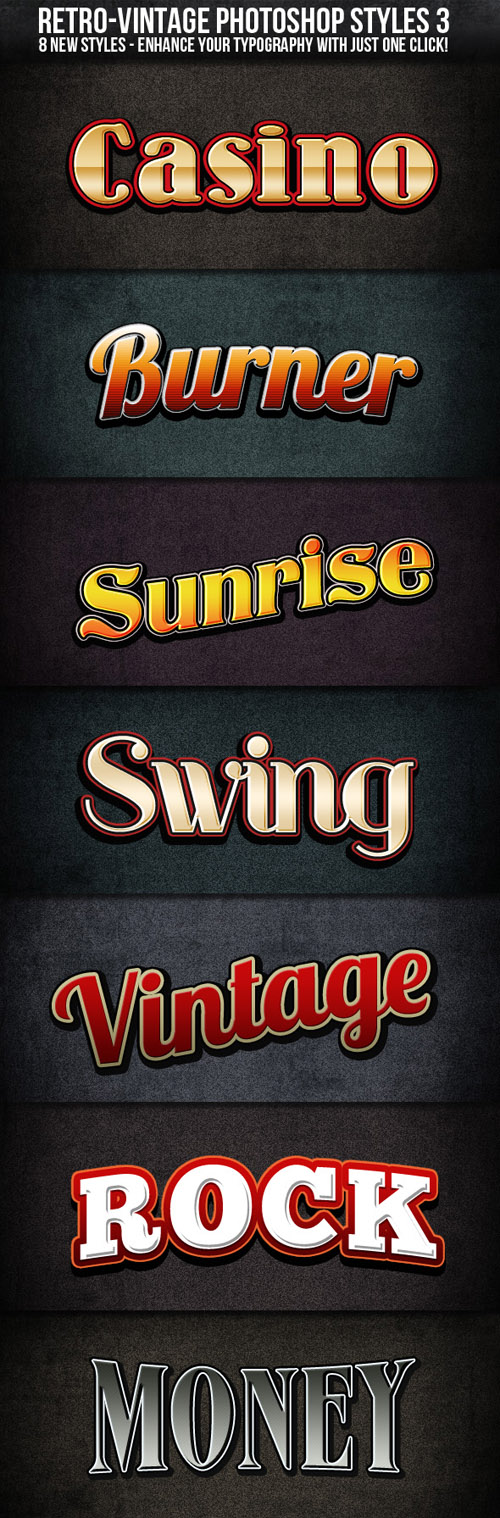 GraphicRiver - Retro Vintage Styles for Photoshop GraphicRiver - Retro Vintage Styles for Photoshop