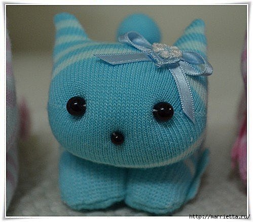 Мягкая игрушка из носка