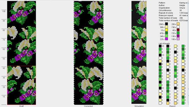 Каллы и фиалки 30 на черном