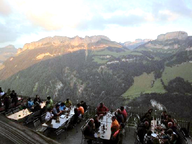 Berggasthaus Aescher Restaurant Швейцария