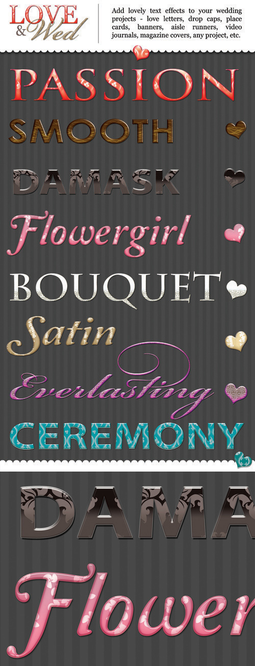 GraphicRiver - Love & Wedding Styles GraphicRiver - Love & Wedding Styles