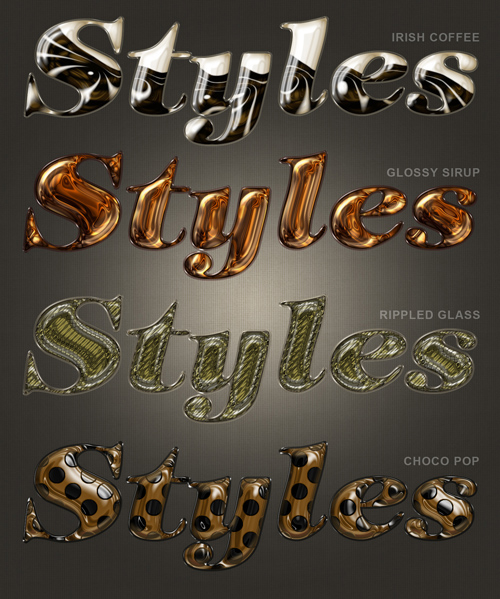 Photoshop Styles Pack 8 Photoshop Styles Pack 8