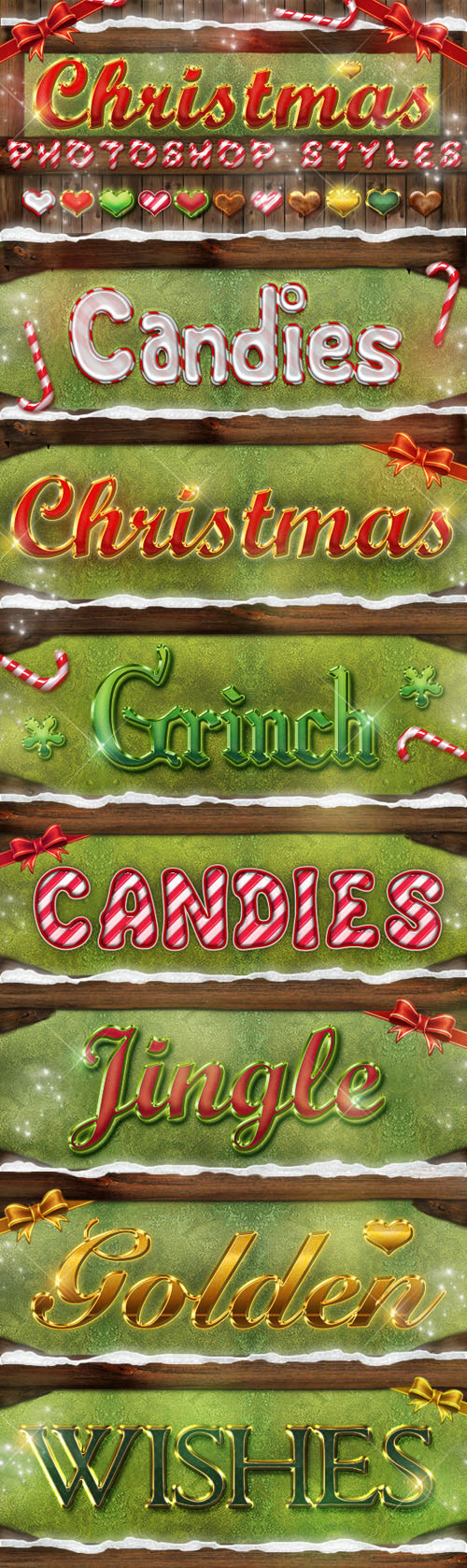 GraphicRiver - Christmas Styles for Photoshop GraphicRiver - Christmas Styles for Photoshop