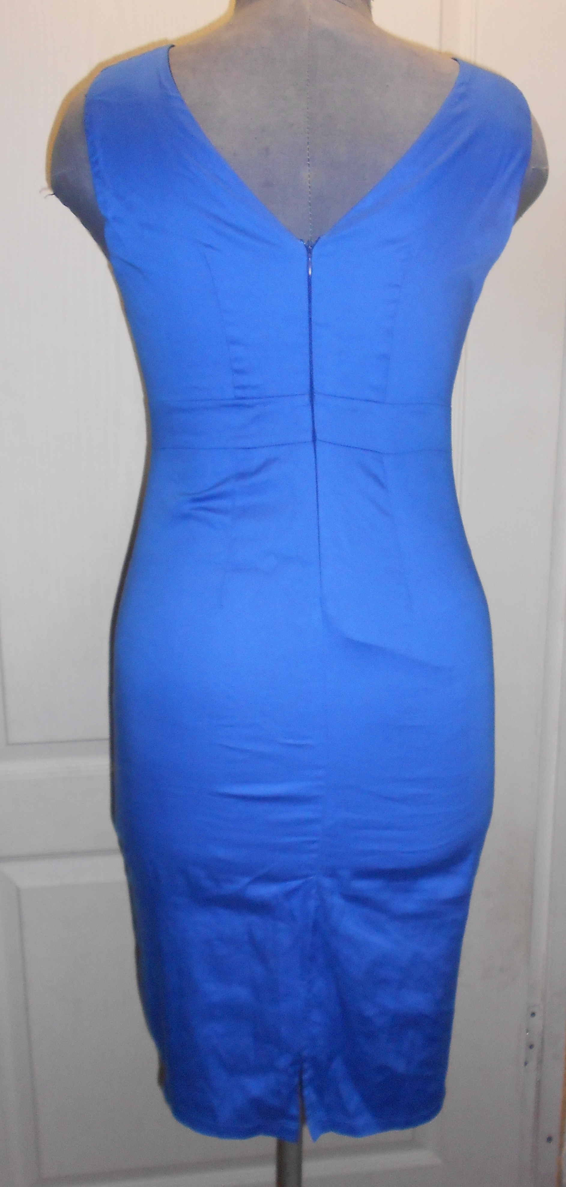 а платье син2