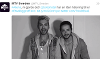 Твиттер MTV Швеция
