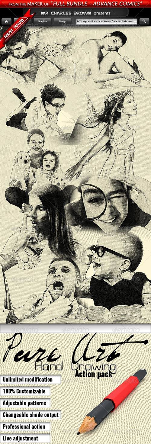 GraphicRiver - Hand Drawing Actions Pack GraphicRiver - Hand Drawing Actions Pack