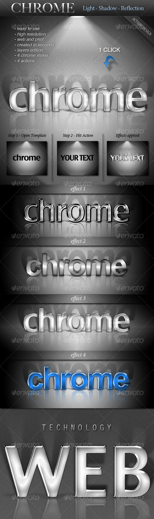 GraphicRiver - CHROME - Light, Shadow, Reflection GraphicRiver - CHROME - Light, Shadow, Reflection