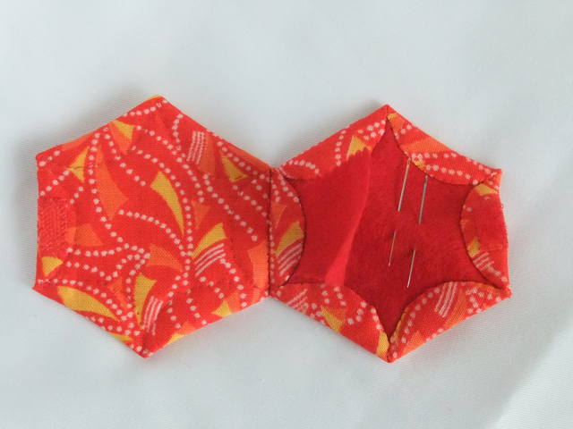 игольница-гексагон в разв виде