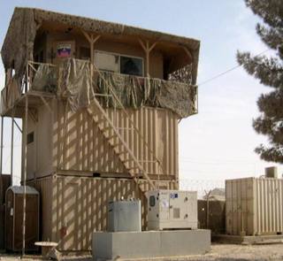 guard station on the southern periphery of KAF