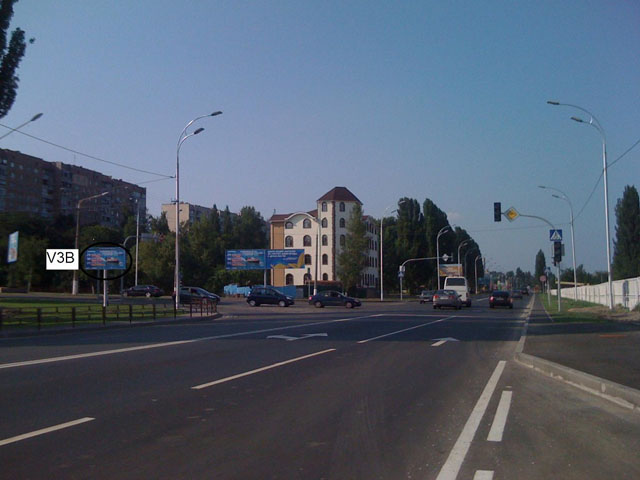 V3B Набережная перед поворотом на ул.Шевченко из Киева