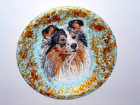 Роспись на ломаной яичной скорлупе,гуашь,на заказ: фото собак,портреты хозяев с собаками. Анималистика,флора,фауна,натюрморты 5332998_s