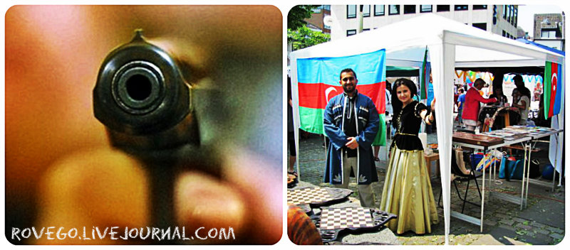  Мужик расстрелял в кафе двух азербайджанцев 