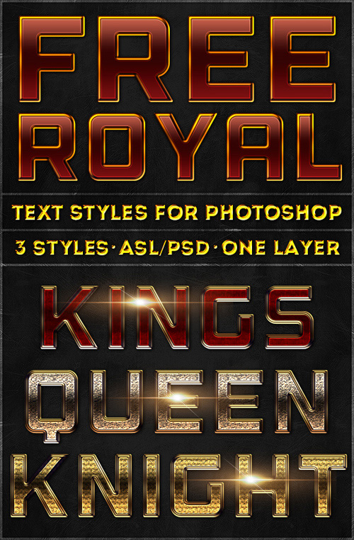Royal Photoshop Styles